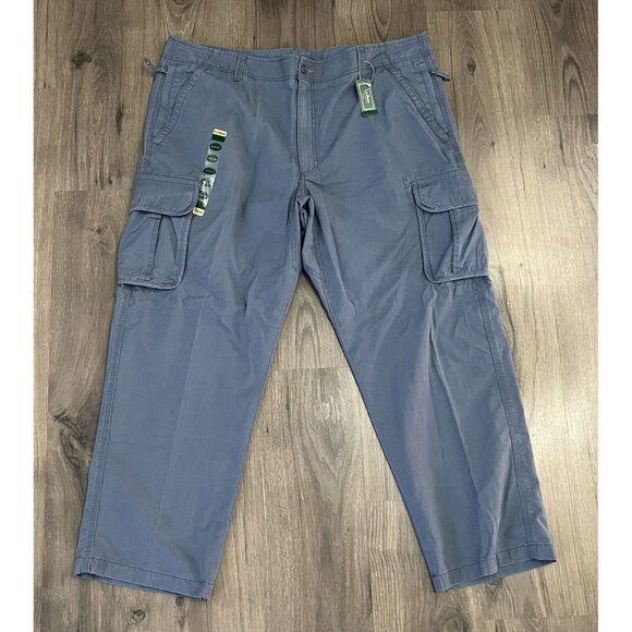 LL Bean Allagash Cargo Pants 30X29 Men's Natural Fit Asphalt color NWT - Picture 1 of 8